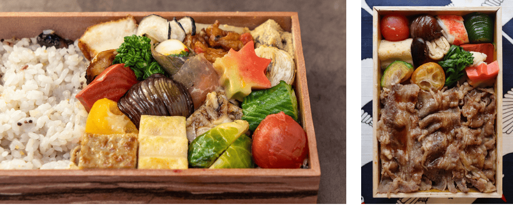 季節の折詰弁当 / 牛肉の折詰弁当